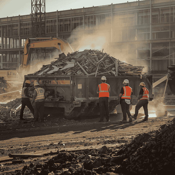 construction dumpster rental for debris removal in North Charleston SC